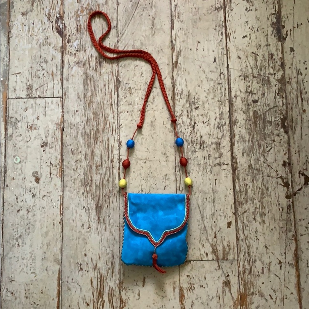 Blue purse
